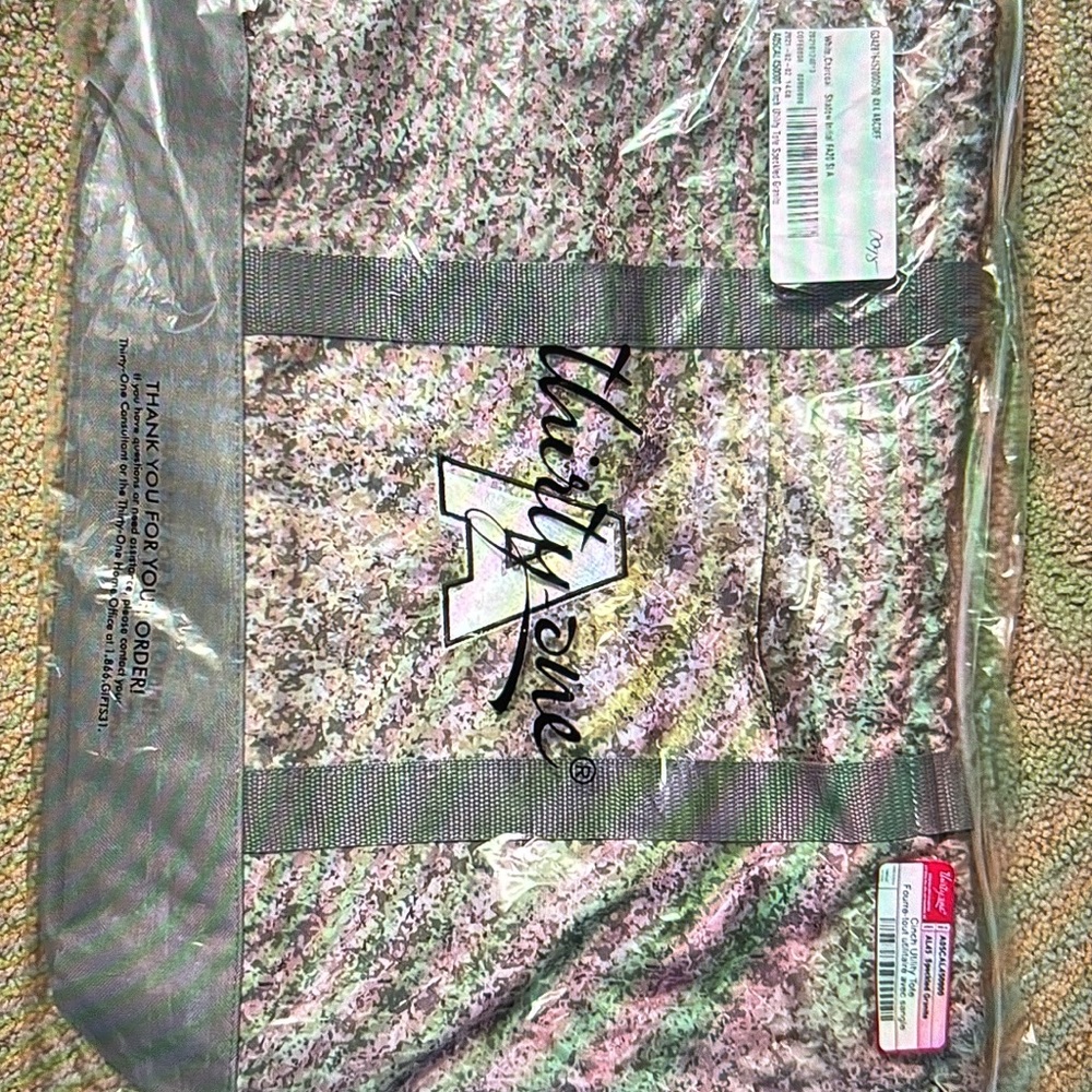 Thirty-One Cinch Tote Tote with Gray Straps